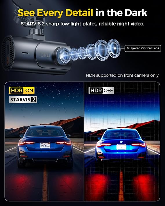 CAMARA PARA CARRO FRONTAL Y TRASERA 4K