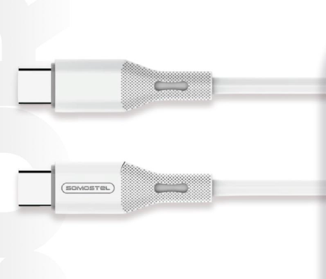 CABLE TIPO C CARGA SUPER RAPIDA SILICONA 100W C/ BLANCO
