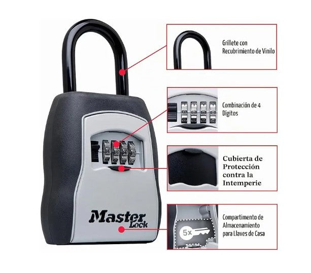 CAJA CANDADO DE BLOQUEO PARA LLAVES MASTER LOCK