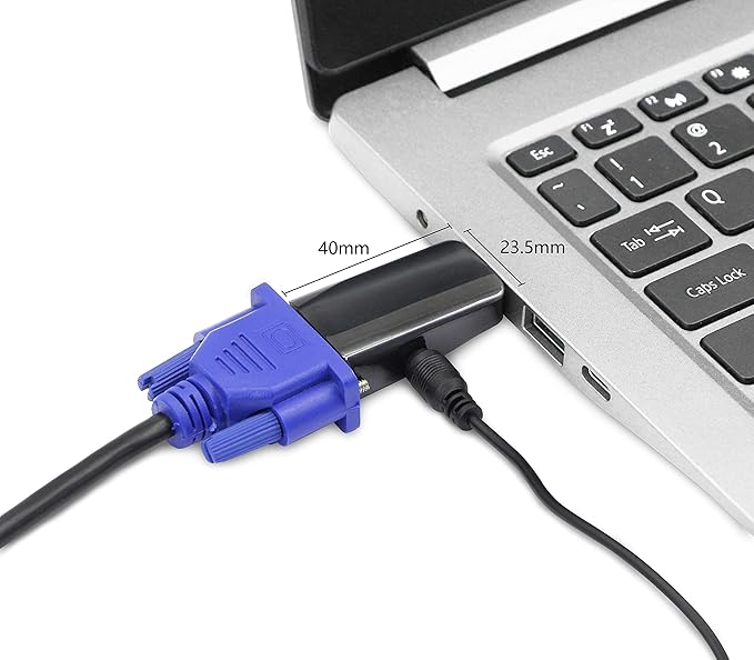 ADAPTADOR HDMI A VGA 1080 P HDMI MACHO