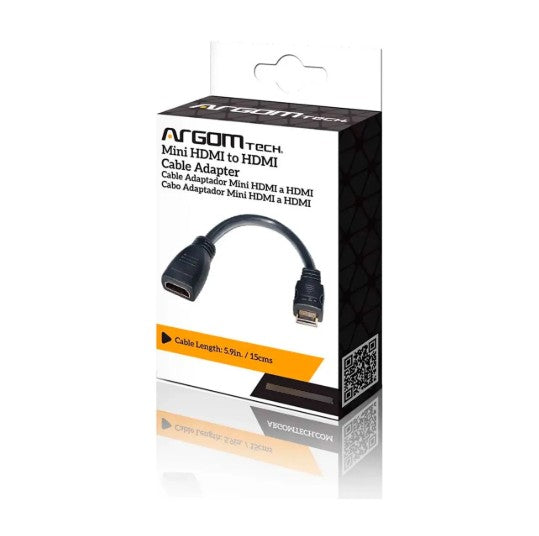 ADAPTADOR MINI HDMI A HDMI ARGOMTECH