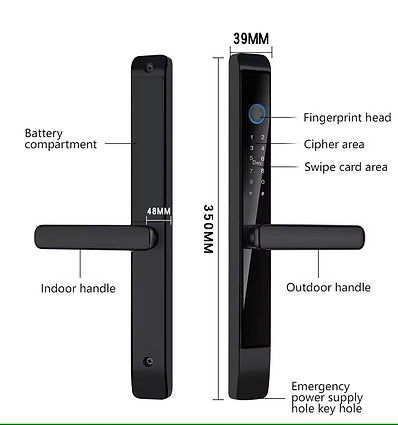 CERRADURA INTELIGENTE WIFI RESISTENTE AL AGUA IP66