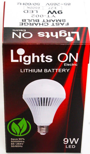 BOMBILLO LED RECARGABLE 9W