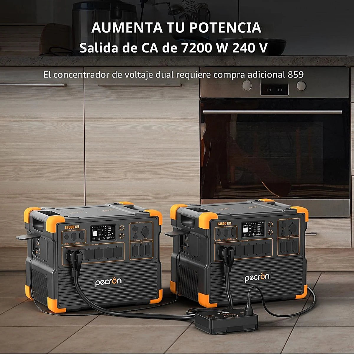 ESTACION DE ENERGIA PORTATIL PECRON E3600LFP 3072WH