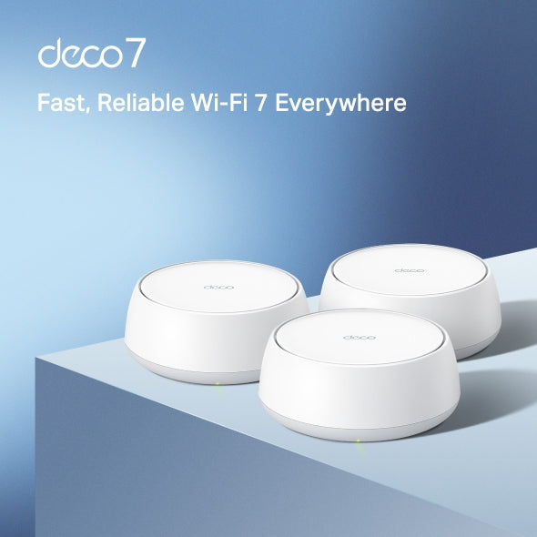 TP-LINK DECO SISTEMA MESH 3 PACK WIFI 7 BE5000 DOBLE BANDA