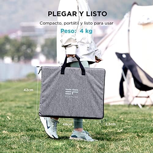 PANEL SOLAR ECOFLOW DE 110W PLEGABLE CON ESTUCHE