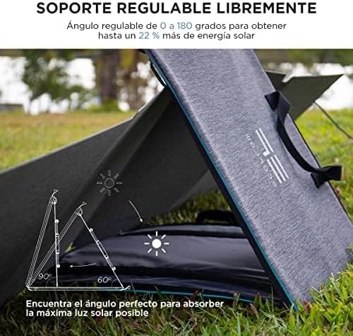 PANEL SOLAR ECOFLOW DE 110W PLEGABLE CON ESTUCHE