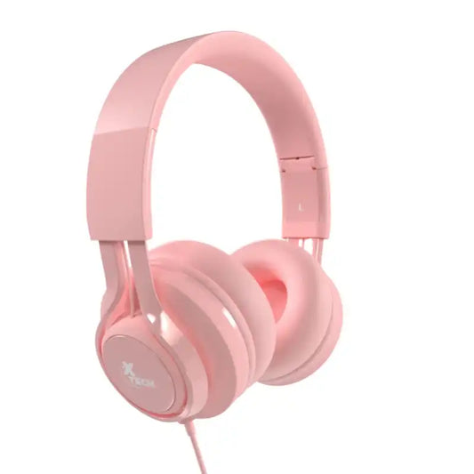 AUDIFONO XTECH XTH355 CUTIE ROSADO AUX 3.5MM