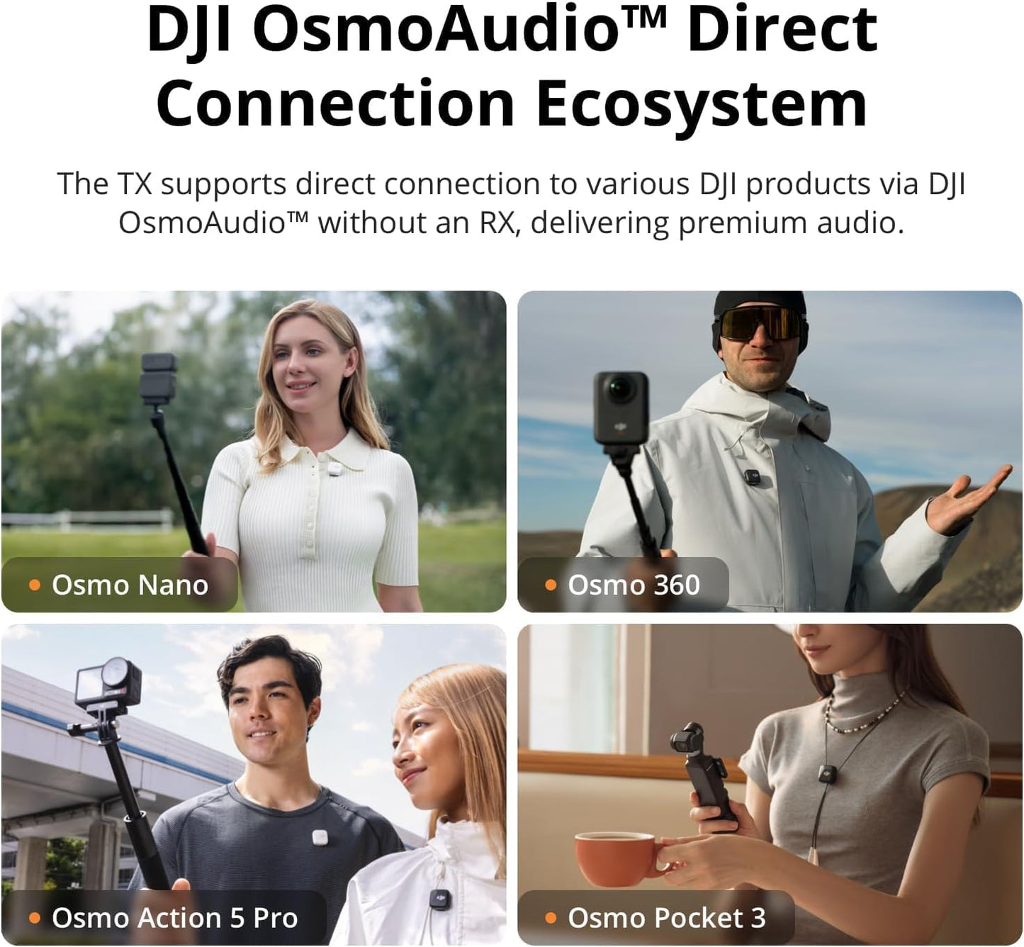 DJI MIC MINI (2 TX + 1 MOBILE RX)