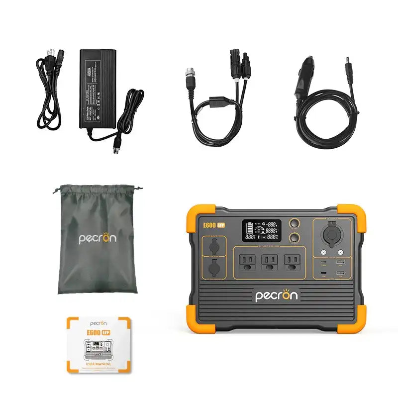 ESTACION DE ENERGIA PORTATIL PECRON E600LFP 614WH