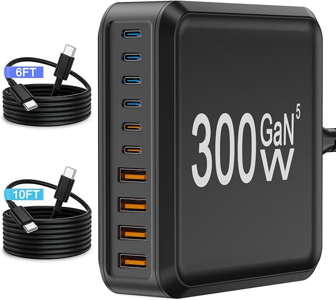 ESTACION DE CARGA RAPIDA USB C Y USB MULTIPUERTO