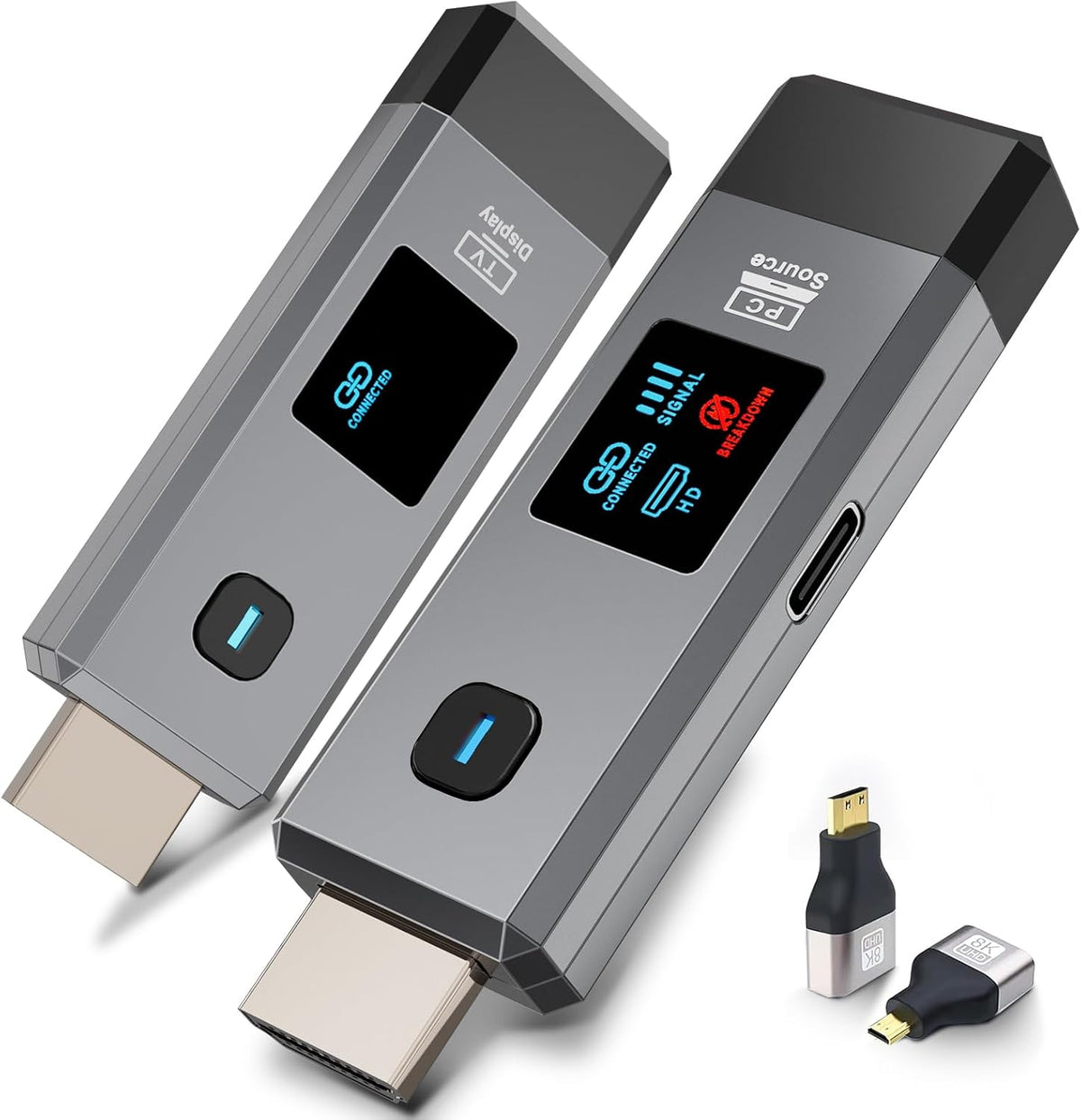 TRANSMISOR Y RECEPTOR HDMI INALÁMBRICO 328 PIES/100M EXTENSOR 1080P SALIDA | 4K