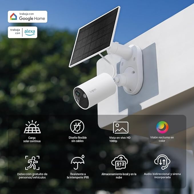 CAMARA CON PANEL SOLAR TAPO TP-LINK C402
