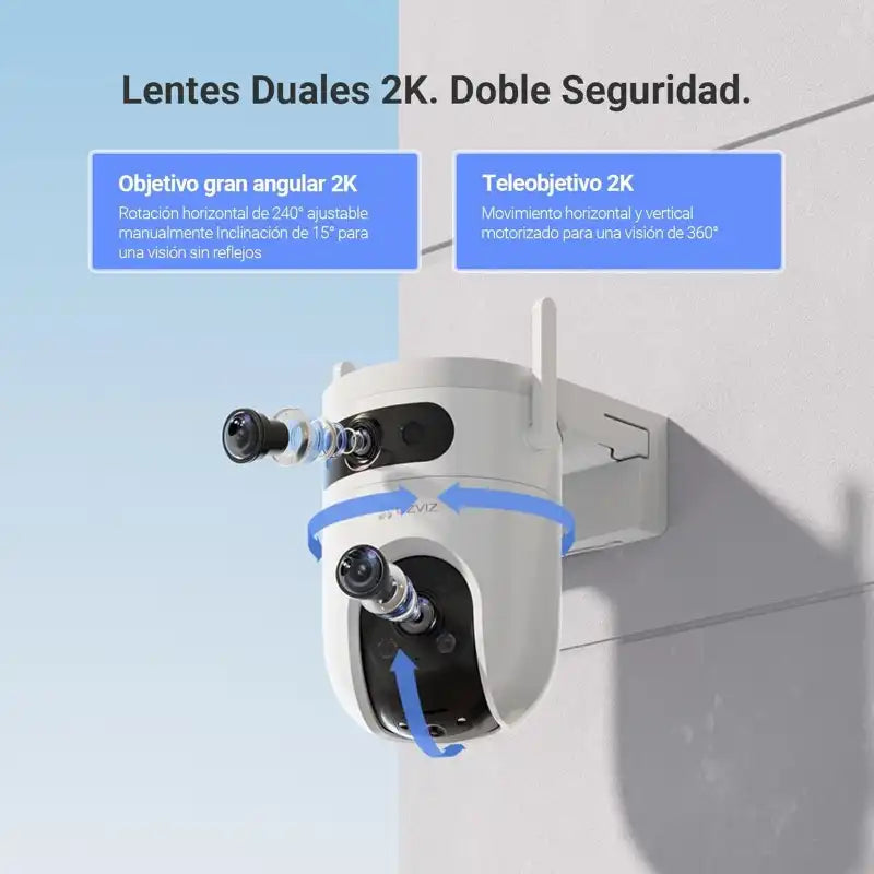 CAMARA INTELIGENTE EZVIZ CS-H9C DUAL 2K