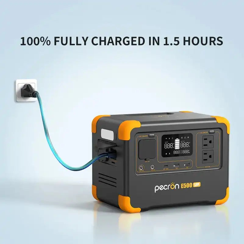 ESTACION DE ENERGIA PORTATIL PECRON E500LFP 576WH