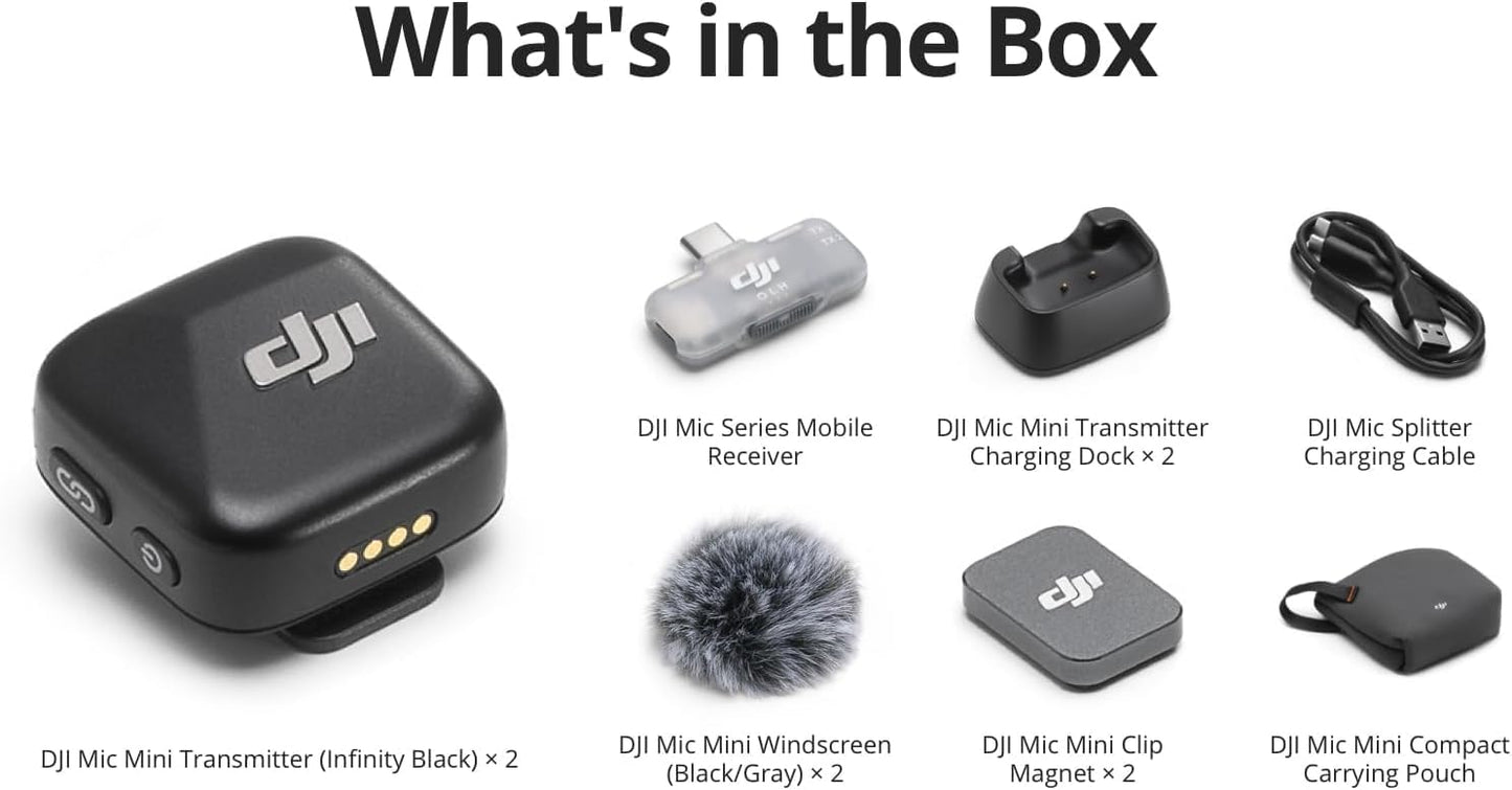 DJI MIC MINI (2 TX + 1 MOBILE RX)