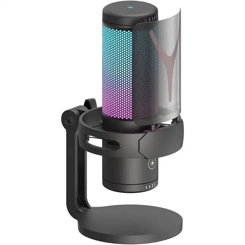 MICRÓFONO STREAMING REDRAGON FENRIS GM301 NEGRO RGB
