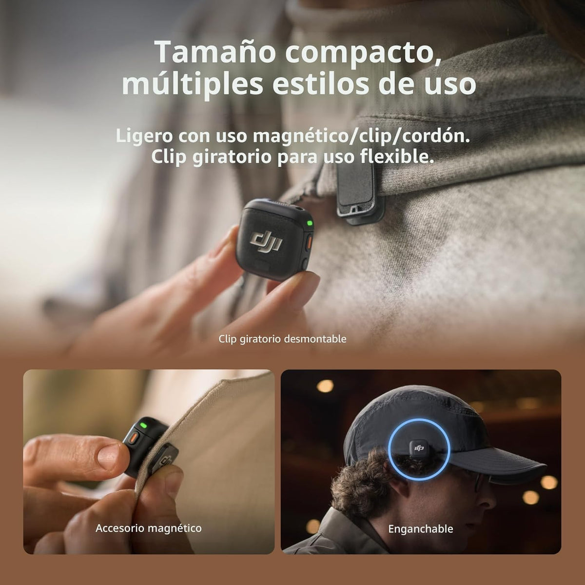MICROFONO DJI MIC 3 MOBILE (2 RX - 1 TX)