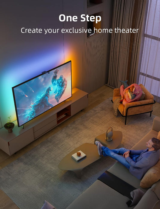 TIRA LED DE RETROILUMINACION PARA TV CON CAMARA