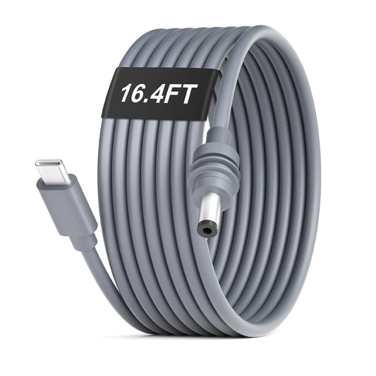 CABLE DE ALIMENTACIÓN USB C A CC DE 16.4 PIES PARA CABLE DE STARLINK MINI
