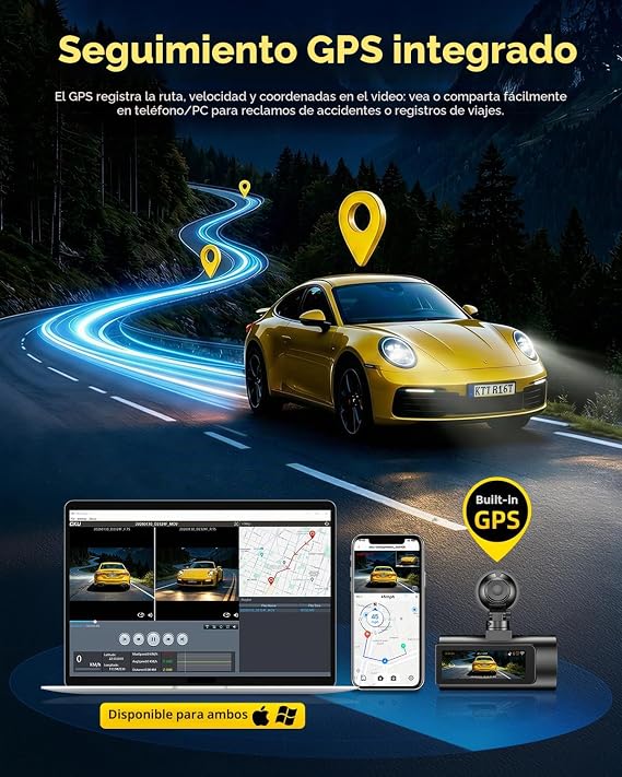 CAMARA PARA CARRO FRONTAL Y TRASERA 4K