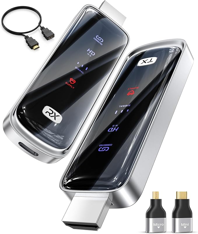 TRANSMISOR Y RECEPTOR HDMI INALÁMBRICO 328FT/100M