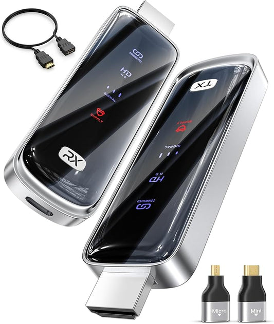 TRANSMISOR Y RECEPTOR HDMI INALÁMBRICO 328FT/100M