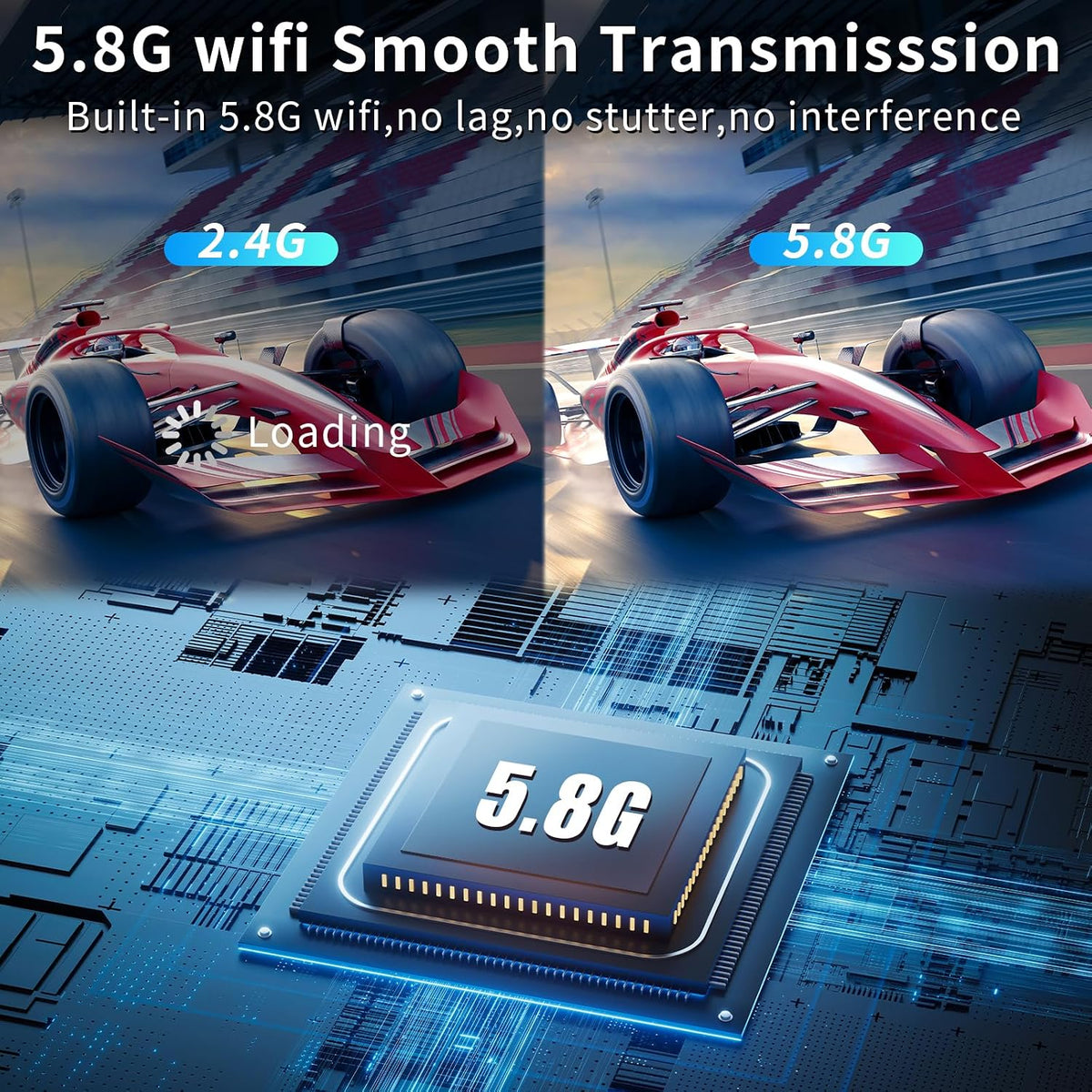 TRANSMISOR Y RECEPTOR HDMI INALÁMBRICO 328 PIES/100M EXTENSOR 1080P SALIDA | 4K