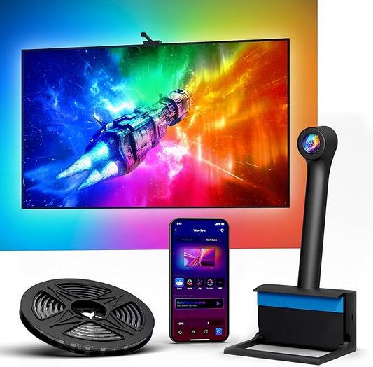 AILOFY - RETROILUMINACIÓN LED PARA TV CON CÁMARA
