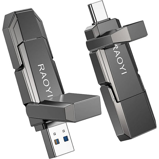 DISCO DURO SOLIDO EXTERNO 512 GB RAOYI USB Y TIPO C