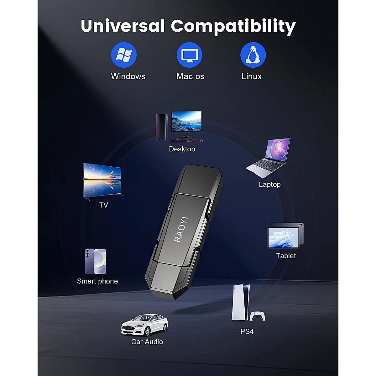 DISCO DURO SOLIDO EXTERNO 512 GB RAOYI USB Y TIPO C