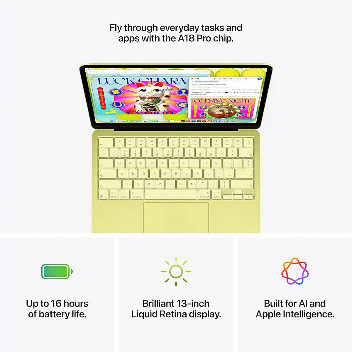 LAPTOP APPLE MACBOOK NEO A18 PRO (MHFF4LL/A) 8/256 PLATEADO