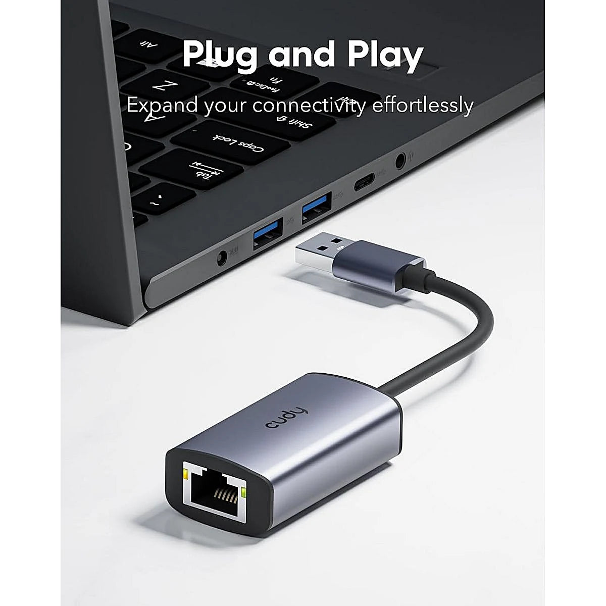 ADAPTADOR CUDY UE10A USB A ETHERNET GIGABIT