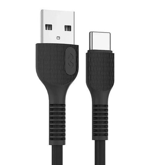 CABLE USB MICCELL VQ-D88 TIPO C 2.4AMP 1M NEGRO