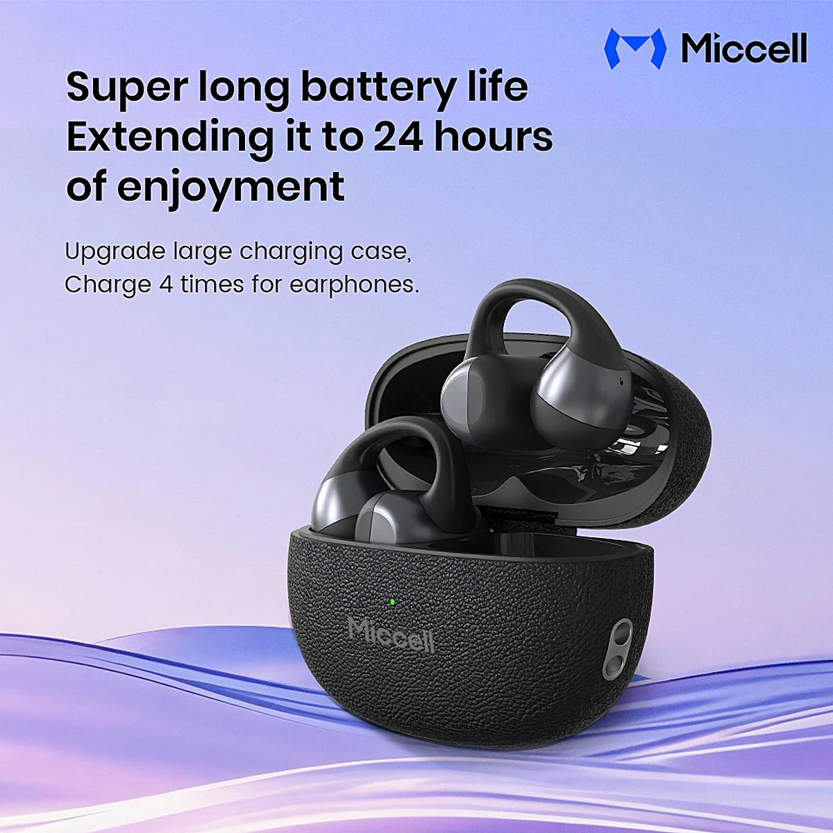 AUDIFONOS MICCELL CLIP-ON NEGRO
