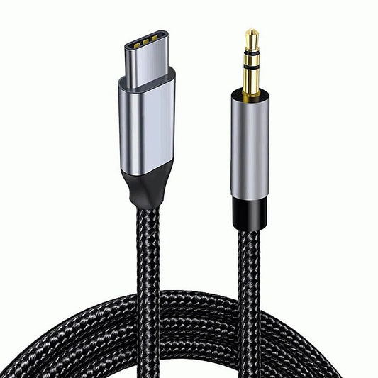 CABLE MICCELL VQ-AUX002 TIPO C A 3.5MM 1M
