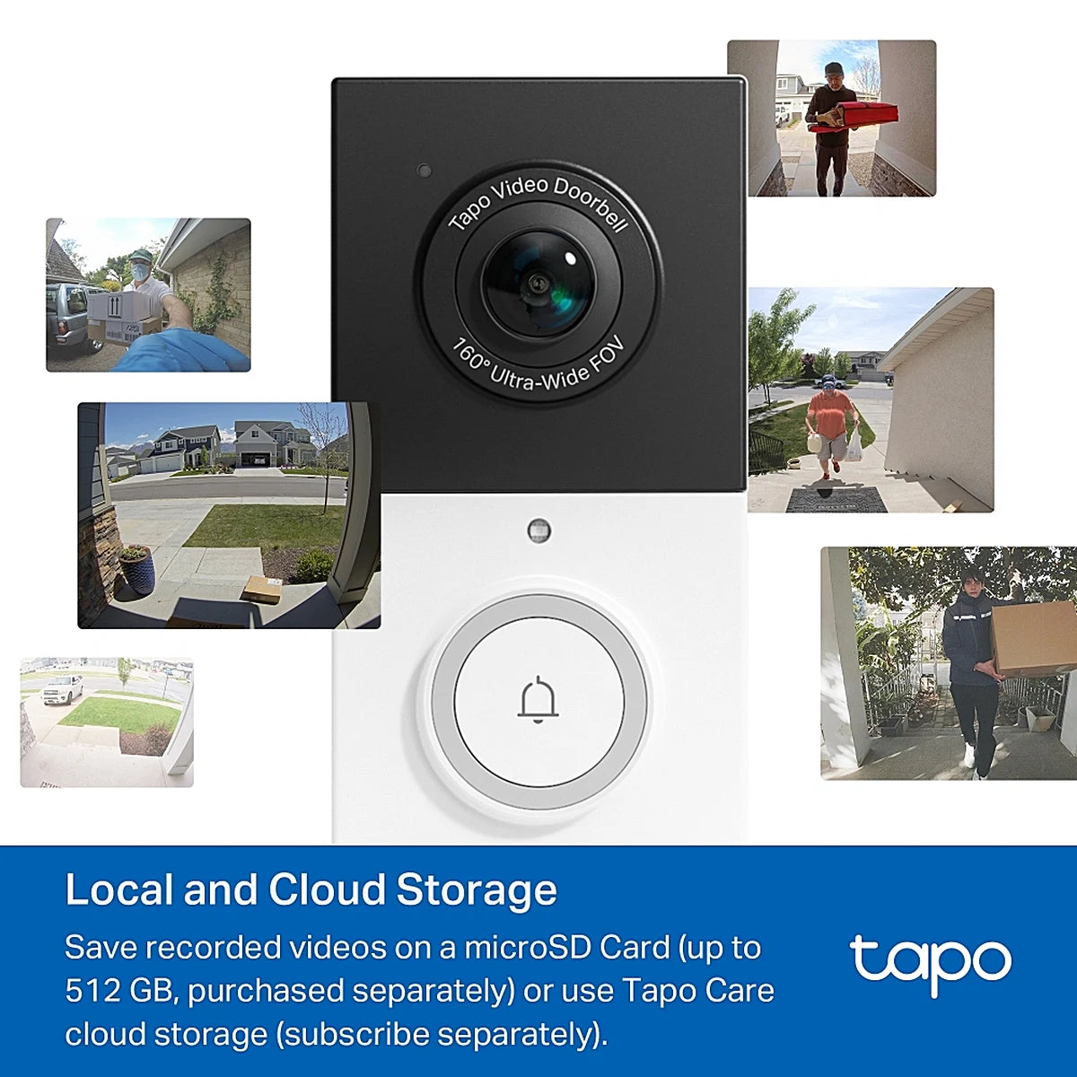 CAMARA INTELIGENTE PARA PUERTA TP-LINK TAPO D210 2K