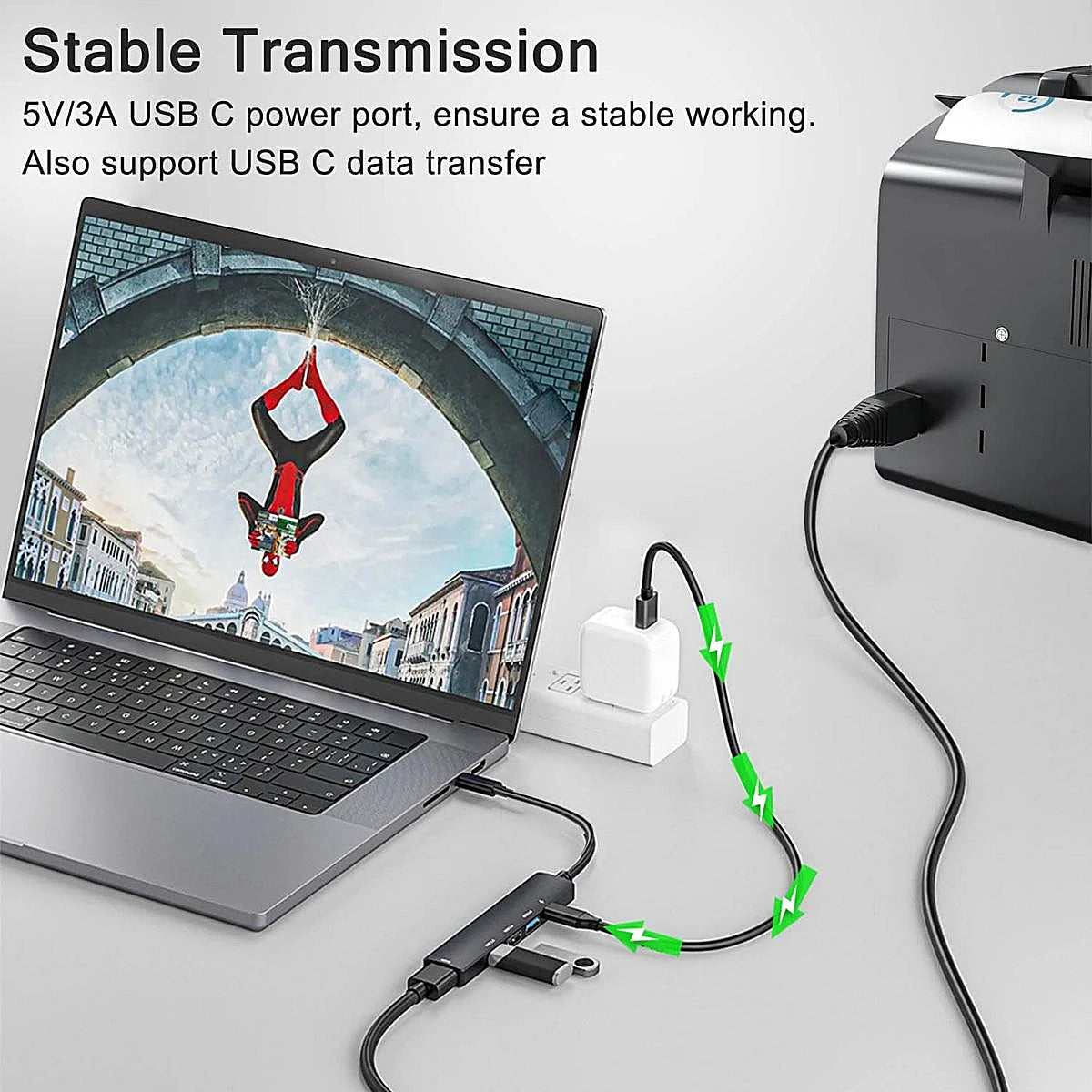 CONCENTRADOR USB MICCELL VQ-DS01 USB 3.0