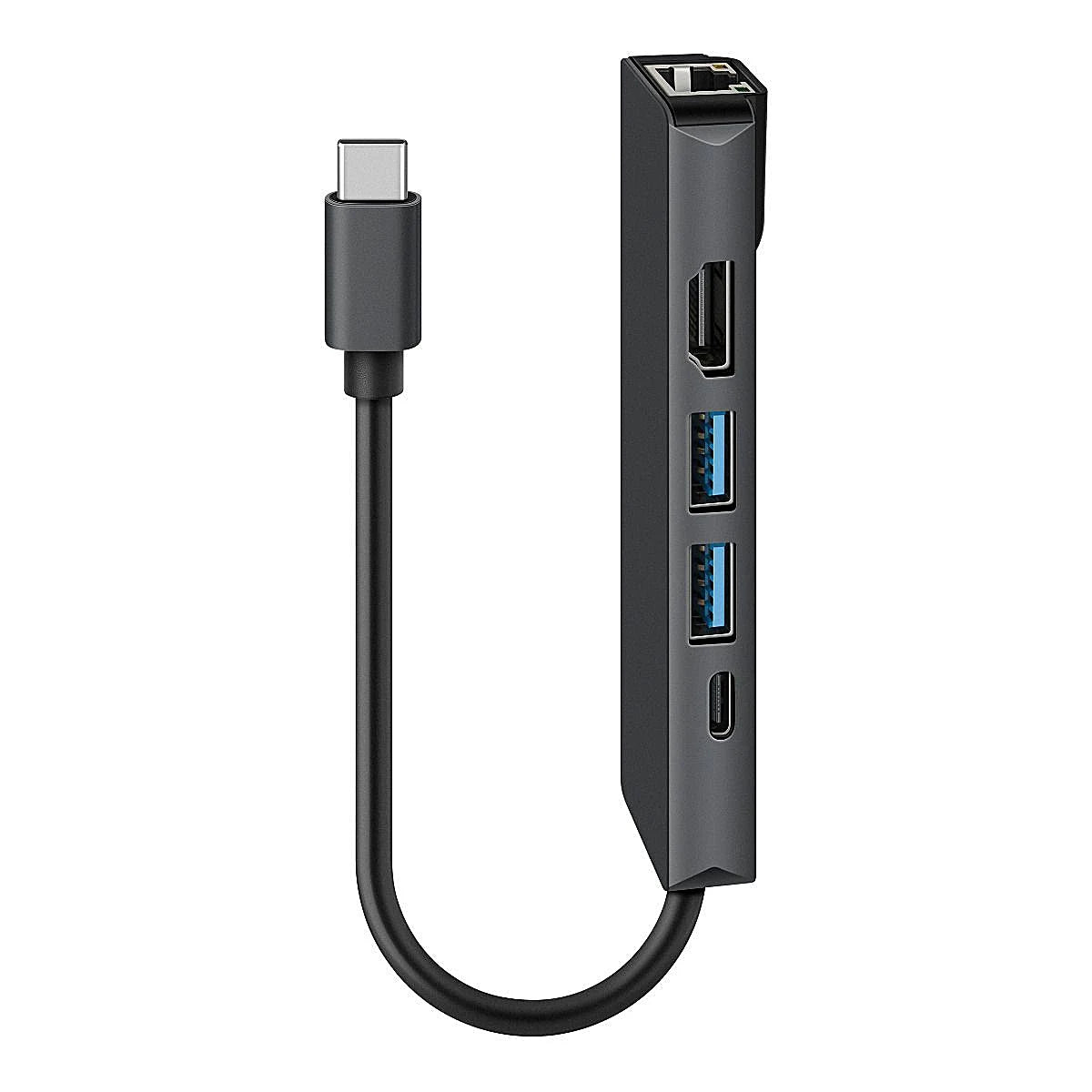 CONCENTRADOR ADAPTADOR 5 EN 1 STEREN CON RJ45
