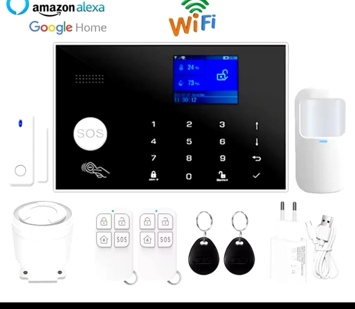 SISTEMA DE ALARMA GSM WIFI TUYA SMART