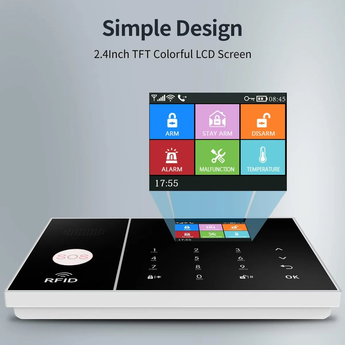 SISTEMA DE ALARMA GSM WIFI TUYA SMART