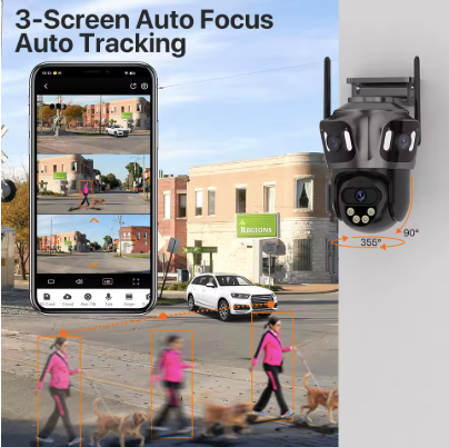 CAMARA IP WIFI 3 LENTES 15 MP