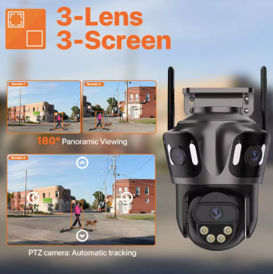 CAMARA IP WIFI 3 LENTES 15 MP