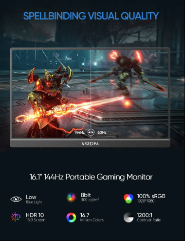 MONITOR PORTATIL ARZOPA Z1C