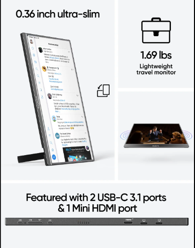 MONITOR PORTATIL ARZOPA A1
