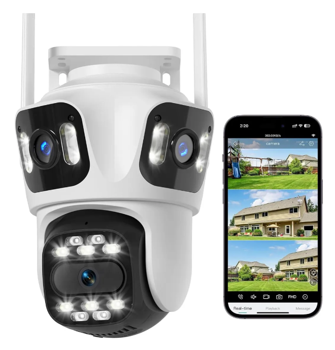 CAMARA IP WIFI 3 LENTES 15 MP