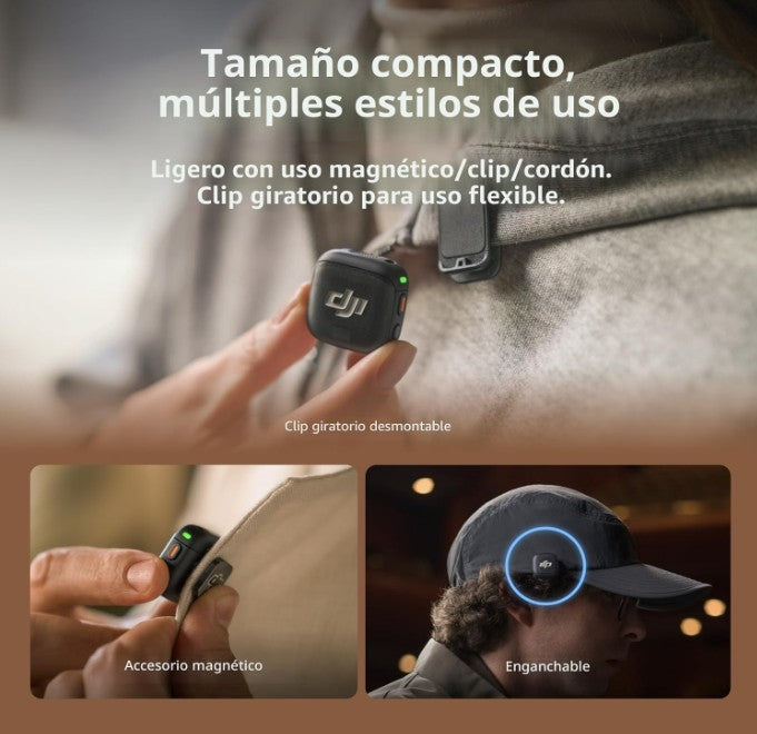 MICROFONO DJI MIC 3 (1 TX + 1 RX)