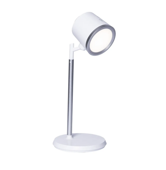 LAMPARA LED RECARABLE PPARA ESCRITORIO BLANCA