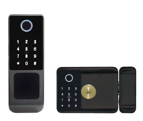 CERRADURA INTELIGENTE WIFI DOBLE HUELLA RESISTENTE AL AGUA IP66