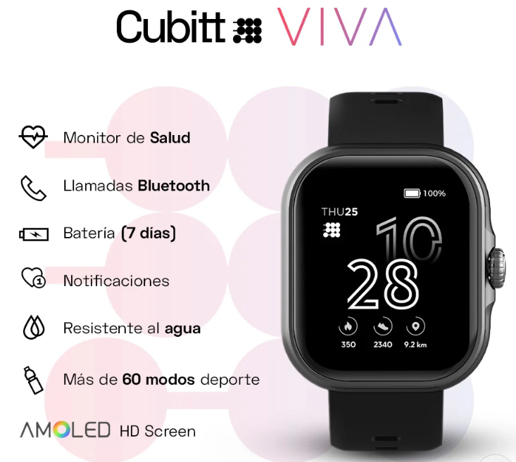 RELOJ CUBITT VIVA